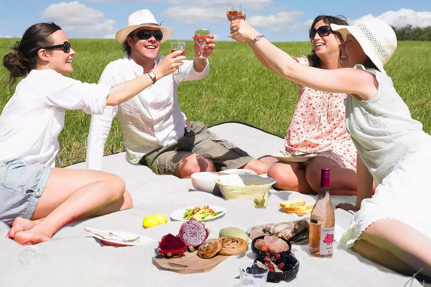 elegant picnic blanket